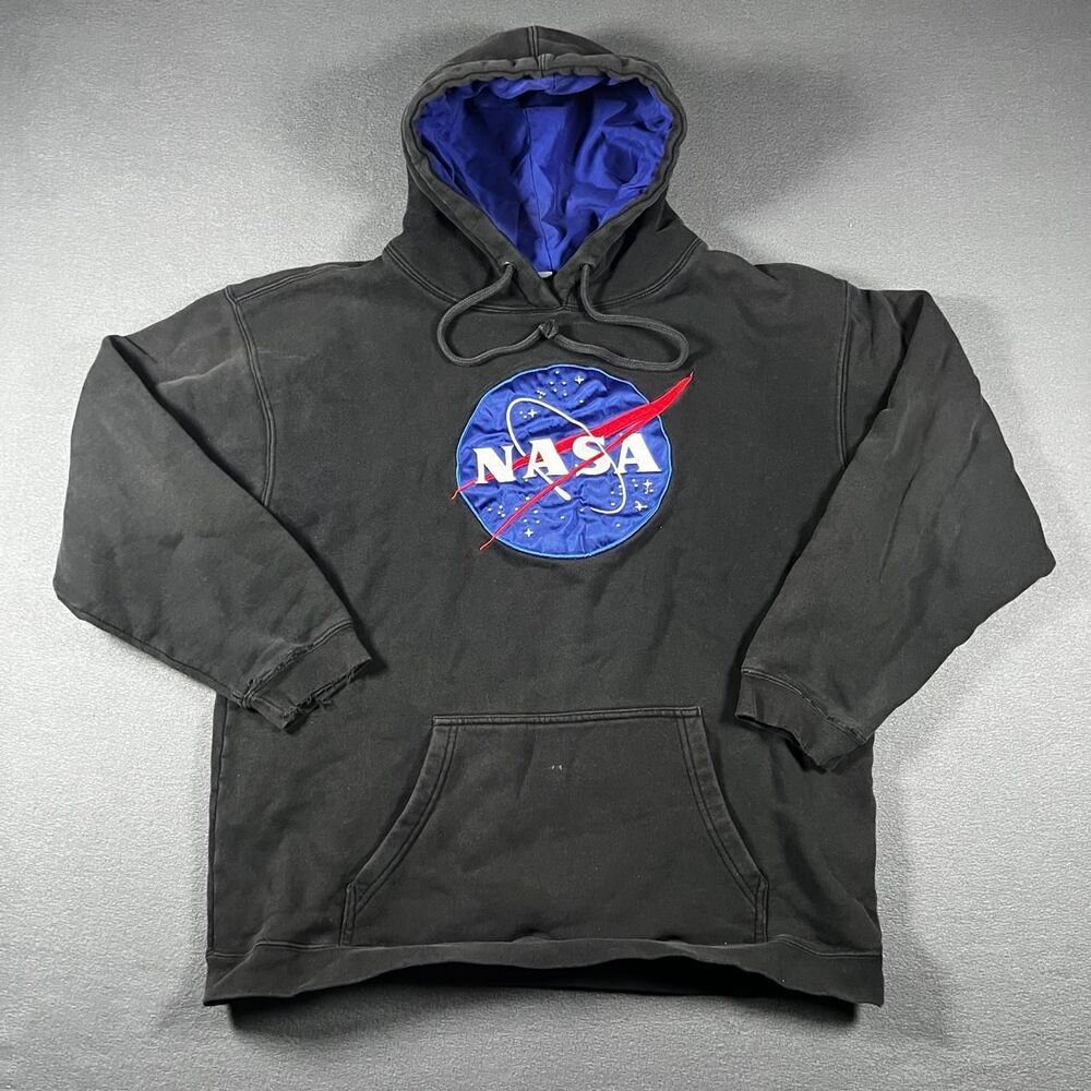 Nasa Men's Black Hoodie
